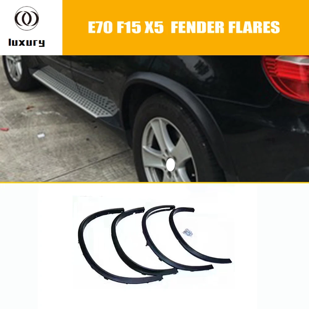 

Abs Car Side Wheel Fender Flare Trim for BMW E70 2008-2013 F15 X5 2014-2018