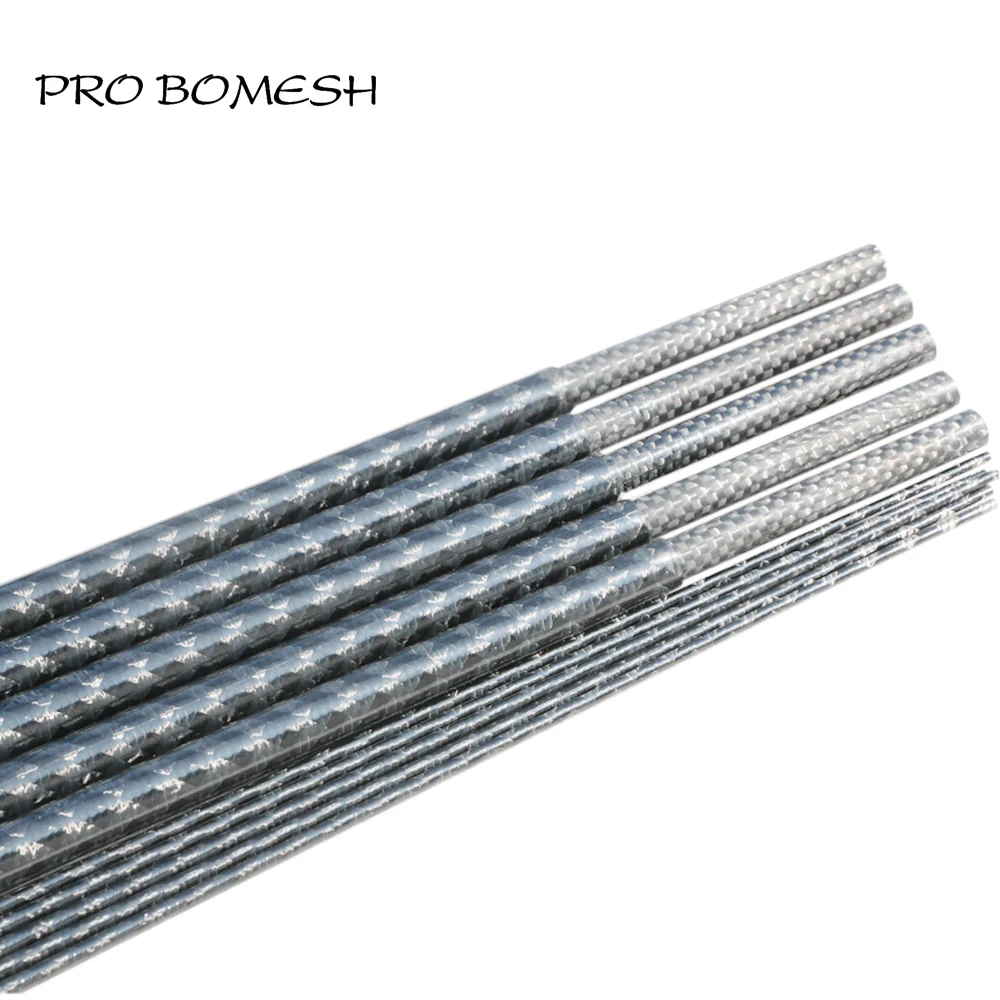 Pro Bomesh 2 Blanks 2.28M 98.9g H 2 Section Carbon Fiber X-Ray Wrap Rod Blank Boat Rod Blank DIY Rod Building Blank