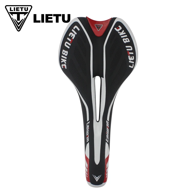 LIETU-Hollow Design Bicycle Saddle, Skidproof Bike Saddle, Seat Cushion, Bicycle Parts, MTB, Road Bike, Cycling, New