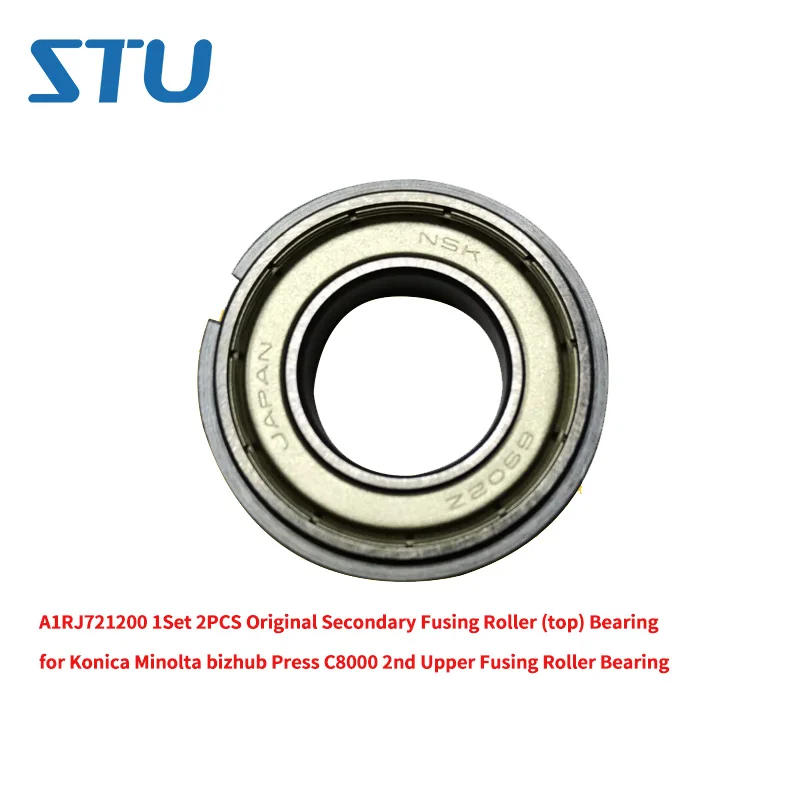 

A1RJ721200 1Set 2PCS Original Secondary Fusing Roller (top) Bearing for Konica Minolta bizhub Press C8000