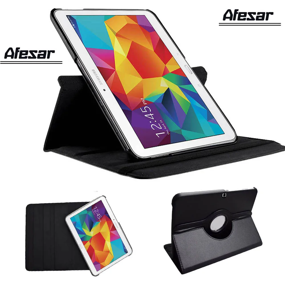 

Вращающийся чехол-подставка с мульти ангелами для Samsung Galaxy TAB 4 10,1, кожаный смарт-чехол с функцией сна и пробуждения