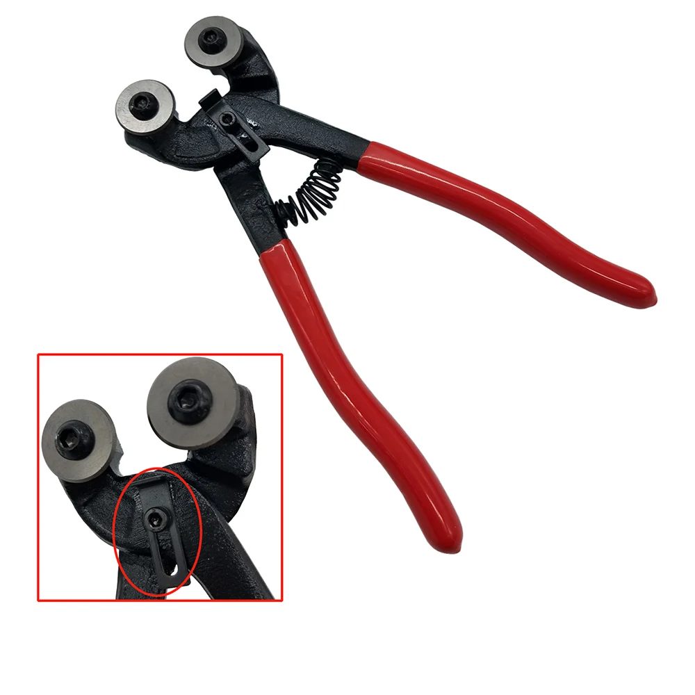 8 inch DIY Mosaic Pliers with Wheel Blades Round Pliers Cutter For Glass Tile Ceramic Cutting and Breacking Hand Tool