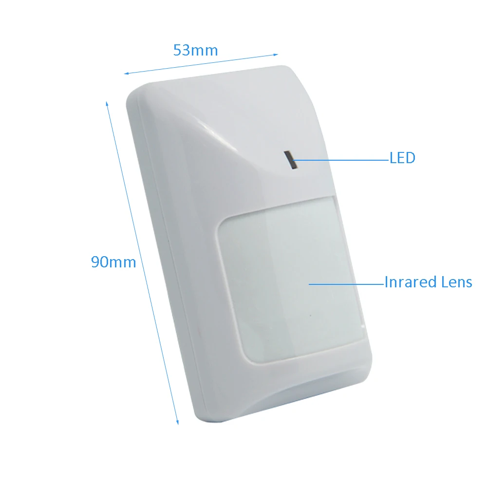 1 PCS Home Security Wall Mounted Type Infrared Detector PIR Motion Sensor Include Holder NC NO Relay Signal Options Burglar