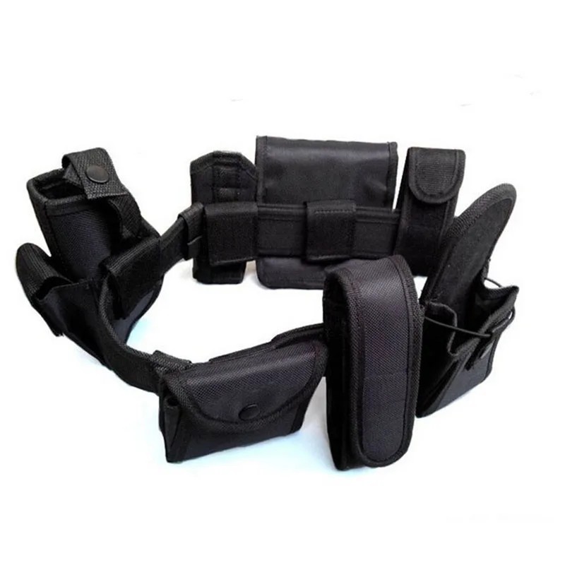 

Tactical Belt 8 in1 Multi functional Belt Security Guard Utility Kit Tactical Military Belt With Tool Bag Pouch