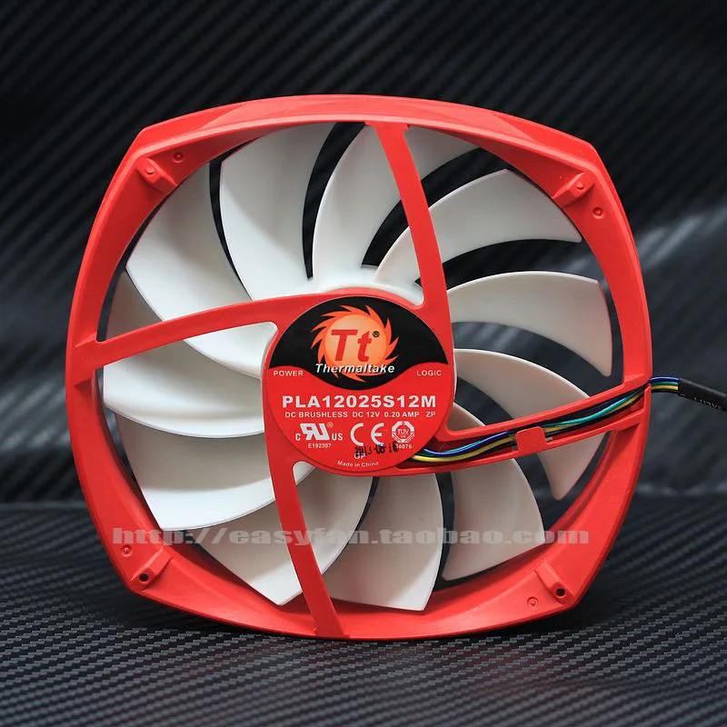 

NEW TT 12CM 4lines PWM control speed PLA12025S12M 12025 cooling fan