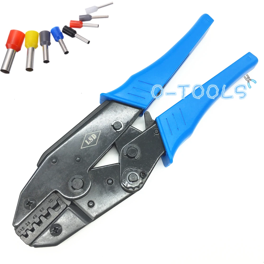 LS-10WF crimping tool for 27-7AWG cable ferrules wire end terminals cimping plier 1-10mm2 crimper