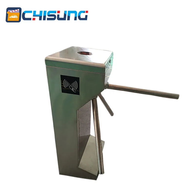 Semi automatic Access Control 304 Stainless Steel solenoid and electromagnet tripod turnstile gate