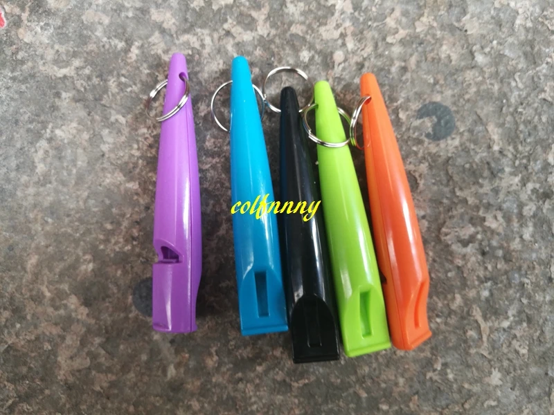 20PCS 8cm size Dog whistle Pet Training  Plastic Whistle