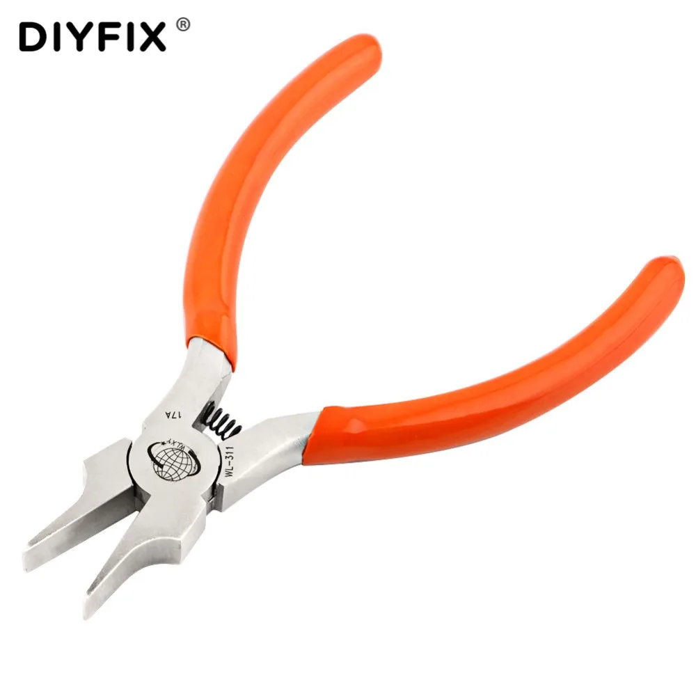 

DIYFIX Mini Flat Nosed Jewelry Pliers Tools & Equipment Clamping Practical Jewelry Making Handmade Carbon Steel DIY Hand Tool