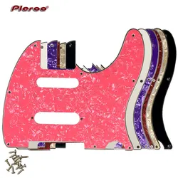 Pleroo Custom Guitar Parts - For US Nashville 62 Tele Telecaster Guitar Pickguard With St Pickup Scratch Plate Multicolor Choice