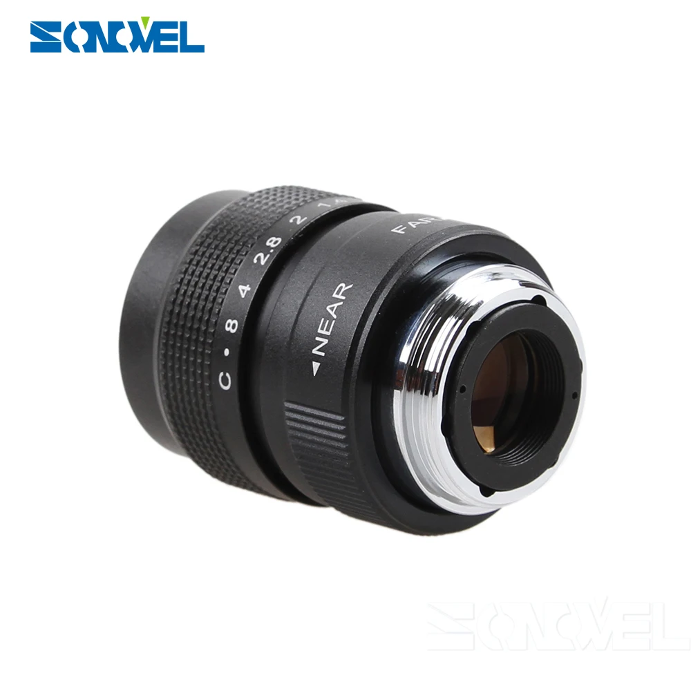 Fujian 25mm CCTV Camera Lens TV Movie Fixed Focus F1.4 C Mount for Sony NEX-3 C3 F3 5 5N 5R 5T 6 7 VG20 VG30 V900 Mirrorless