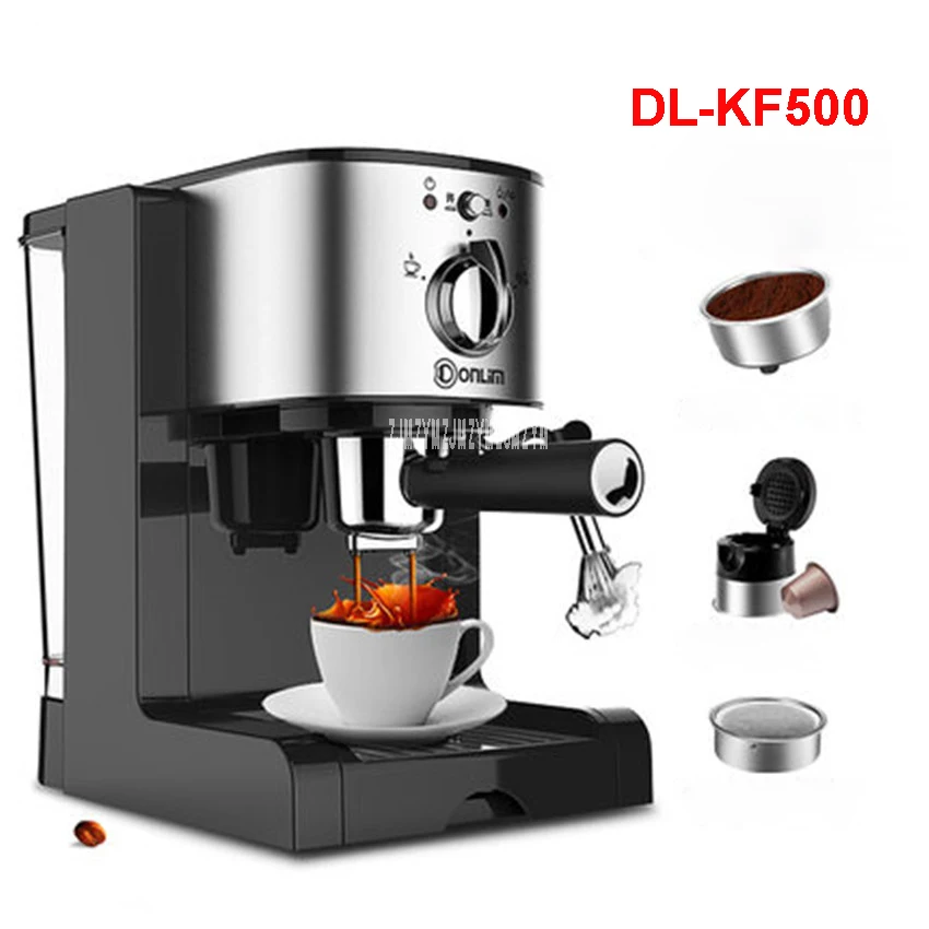 Fully Automatic 1.5L Coffee Machine 1350W Coffee Machine for American Coffee Machines food grade PP material DL-KF500 220V/50Hz