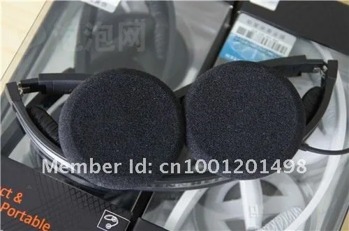 젠하이저 px100 px130 PX100II px131 px80 PC30 헤드셋 50mm 쿠션 (헤드폰 귀마개) 용 오리지널 교체 이어 패드