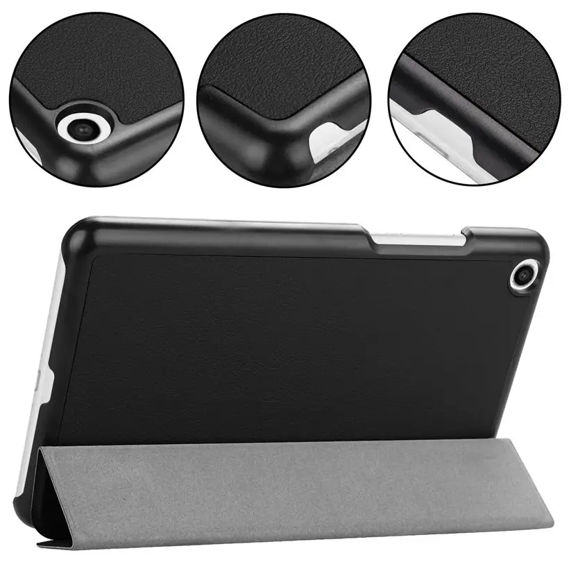 Smukłe etui do Xiaomi Mi Pad MiPad 4 Mipad4 8.0 cala inteligentne etui z klapką PU skóra Funda Tablet odwróć stojak Capa Shell + rysik + film