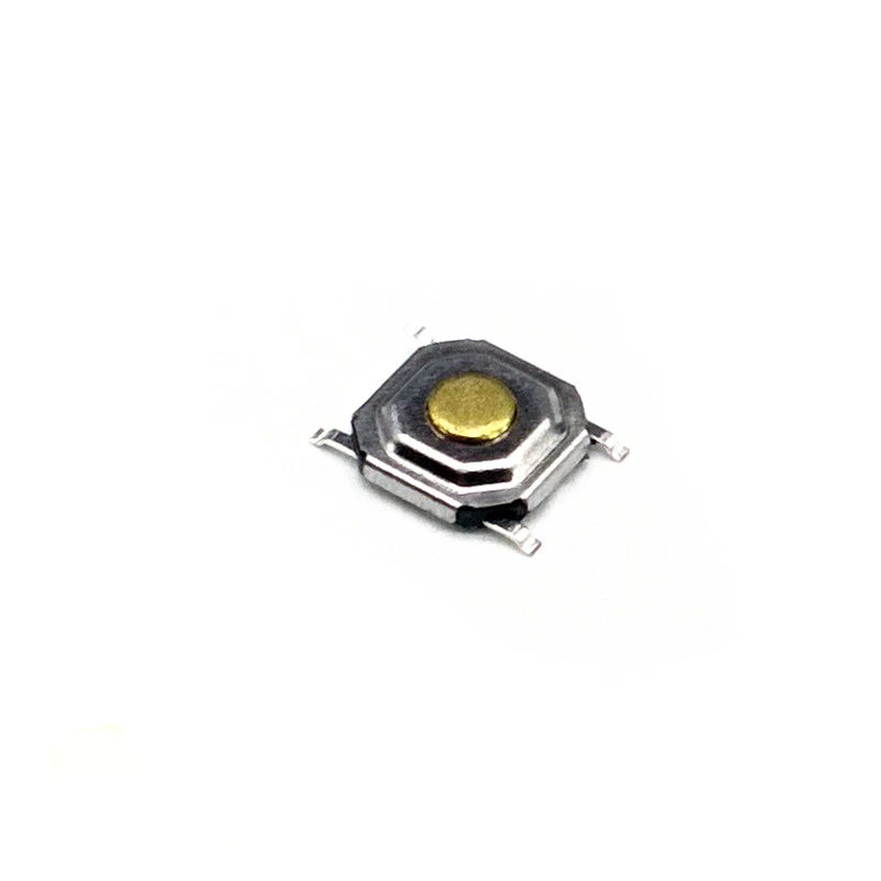 12V 5.2*5.2*1.5mm 12V 0.5A 4 Pin SMT Push Button Switch Metal Tactile Micro Tact Touch Switch Copper Interruptor 4x4x1.5
