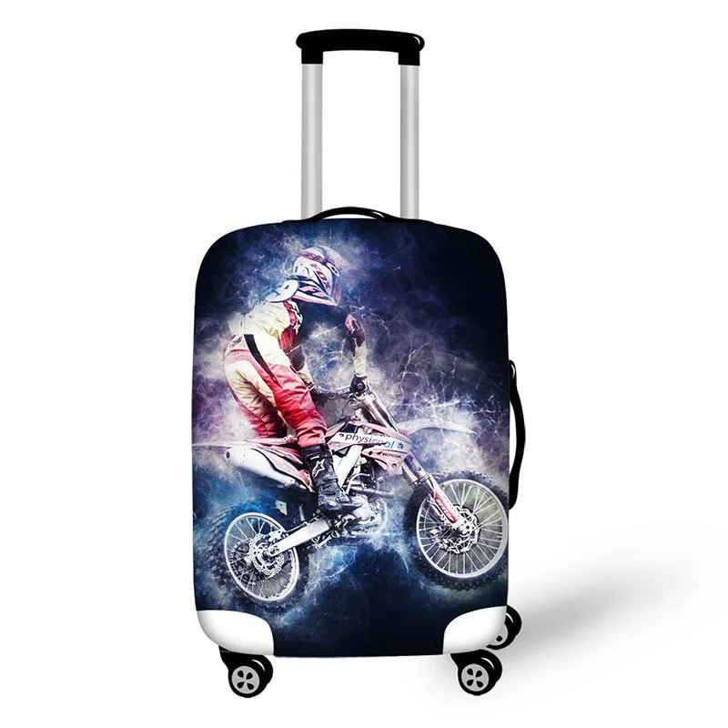 motorcycles protectivecase for suitcases cover case suitcase luggage covers Travel accessories Colorful lollipops zipper cover