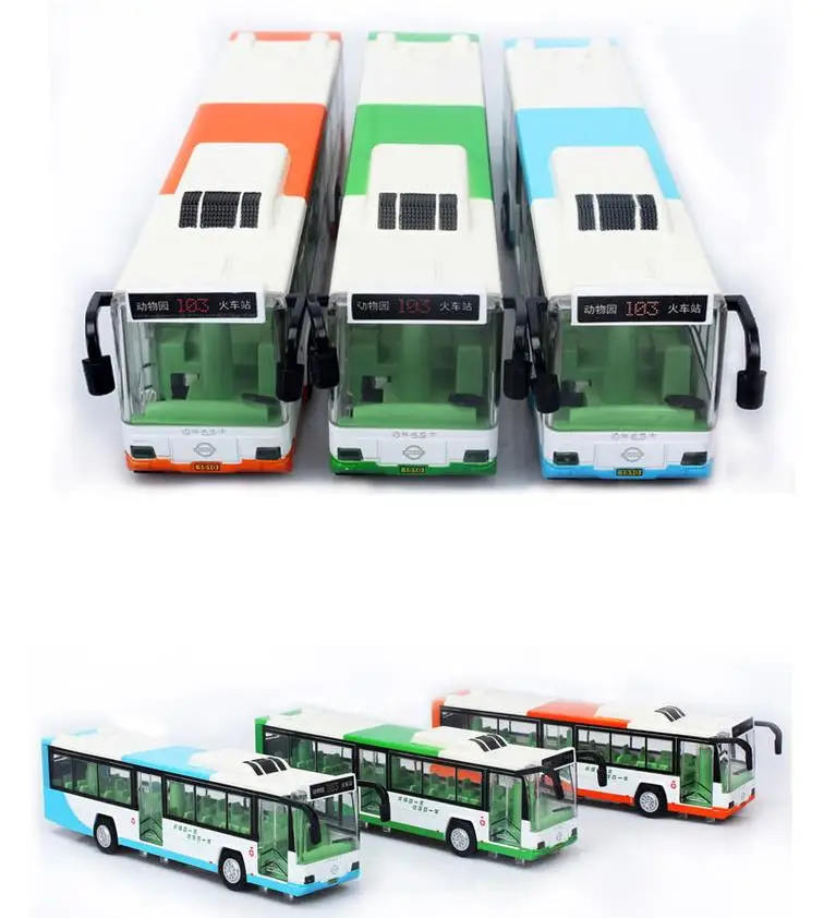 1:50 alloy pull back bus model, high imitation City air-conditioned bus,flash toy vehicle, free shipping