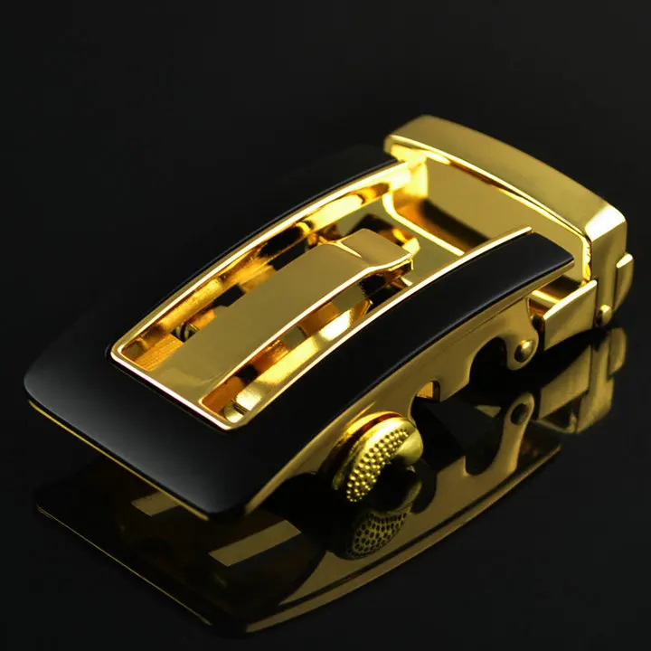 Fashion Men's Business Alloy Automatic Buckle Unique Men Plaque Belt Buckles for3.5cm Ratchet Men Apparel Accessories LY125-0355