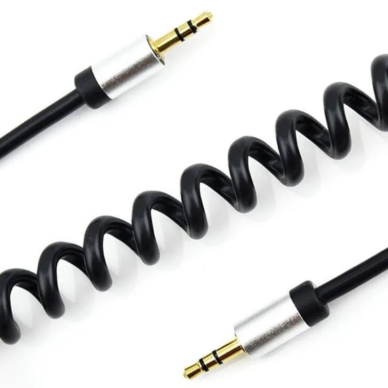 JINCHI untuk Jalur Perekaman 3.5MM Kabel Audio Pria KE Pria Kabel Audio AUX Mobil Kerangka Aloi Hi-Spring Gratis Pengiriman