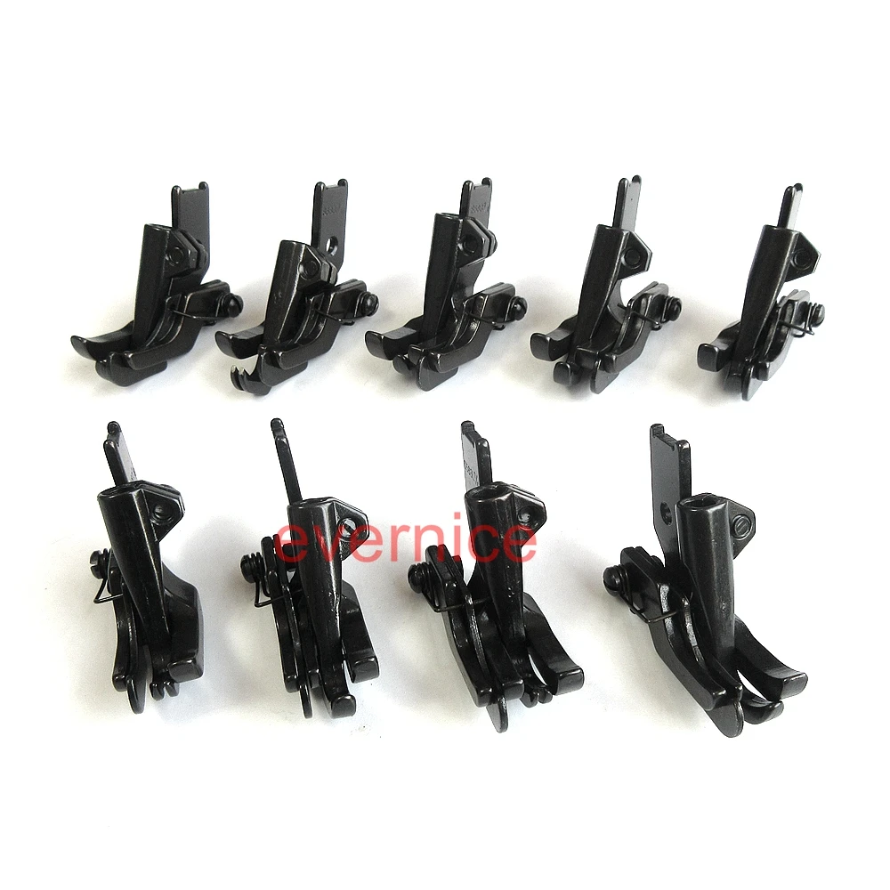 9 Sets Topstitch Walking Foot W/ Edge Guide For Singer 111W 153W101,168W 211W