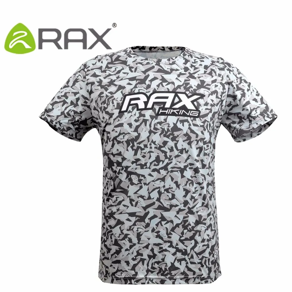 RAX Men's Sports Short Tees Cooling Material T-shirts Outdoor Sports Quick Dry Men Tees 72-2N105