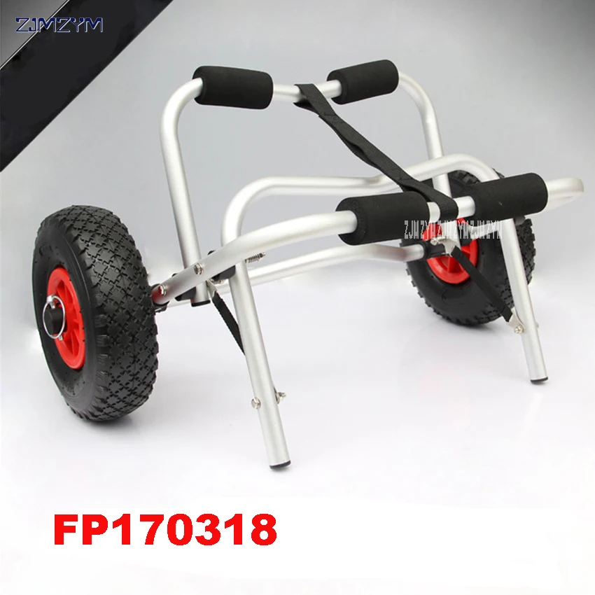 

Y02004Y folding multi-functional deluxe aluminum canoe kayak beach cart shopping trolley kayak trailers aviation aluminum