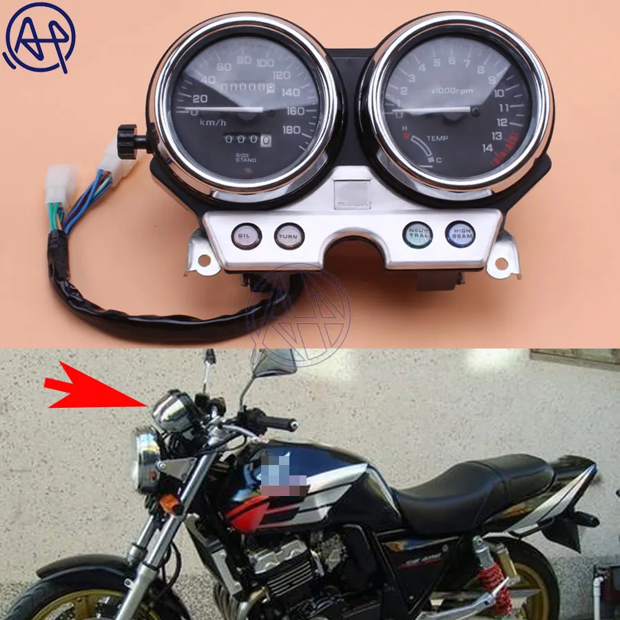 

For honda CB400 1992 1993 1994 CB 400 Motorcycle Gauges Speedometer Tachometer Odometer Cluster KM/H RPM Instrument Assembly 1pc