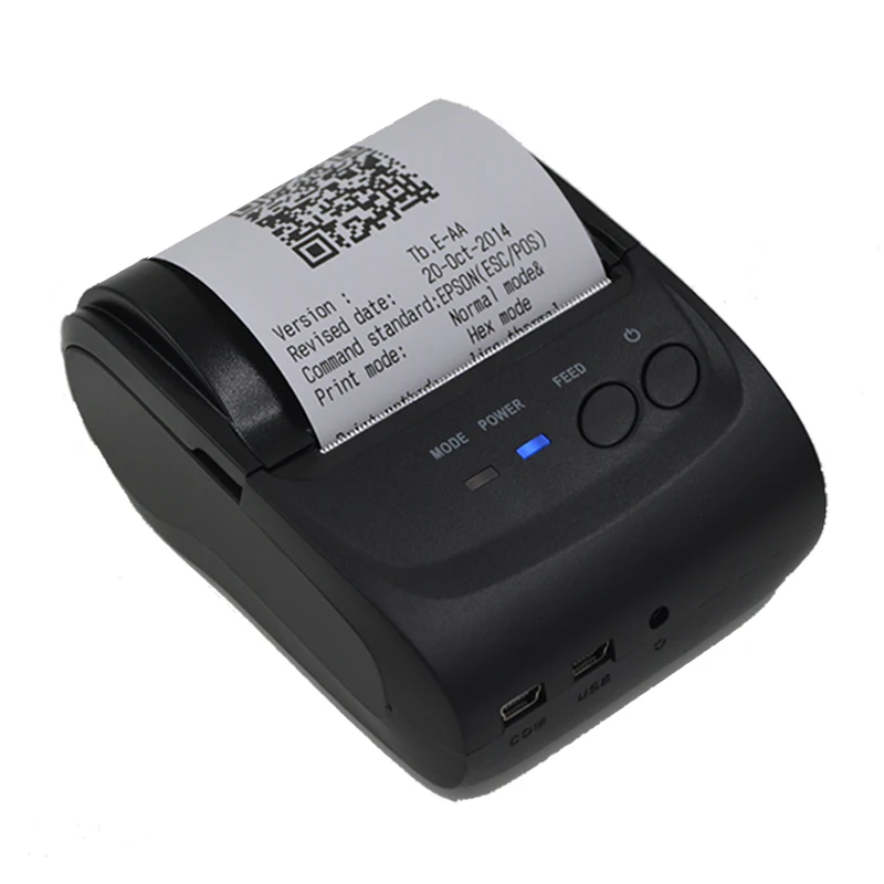 Imagem -02 - Mini Impressora Térmica sem Fio Bluetooth Android Sdk Livre 58 mm