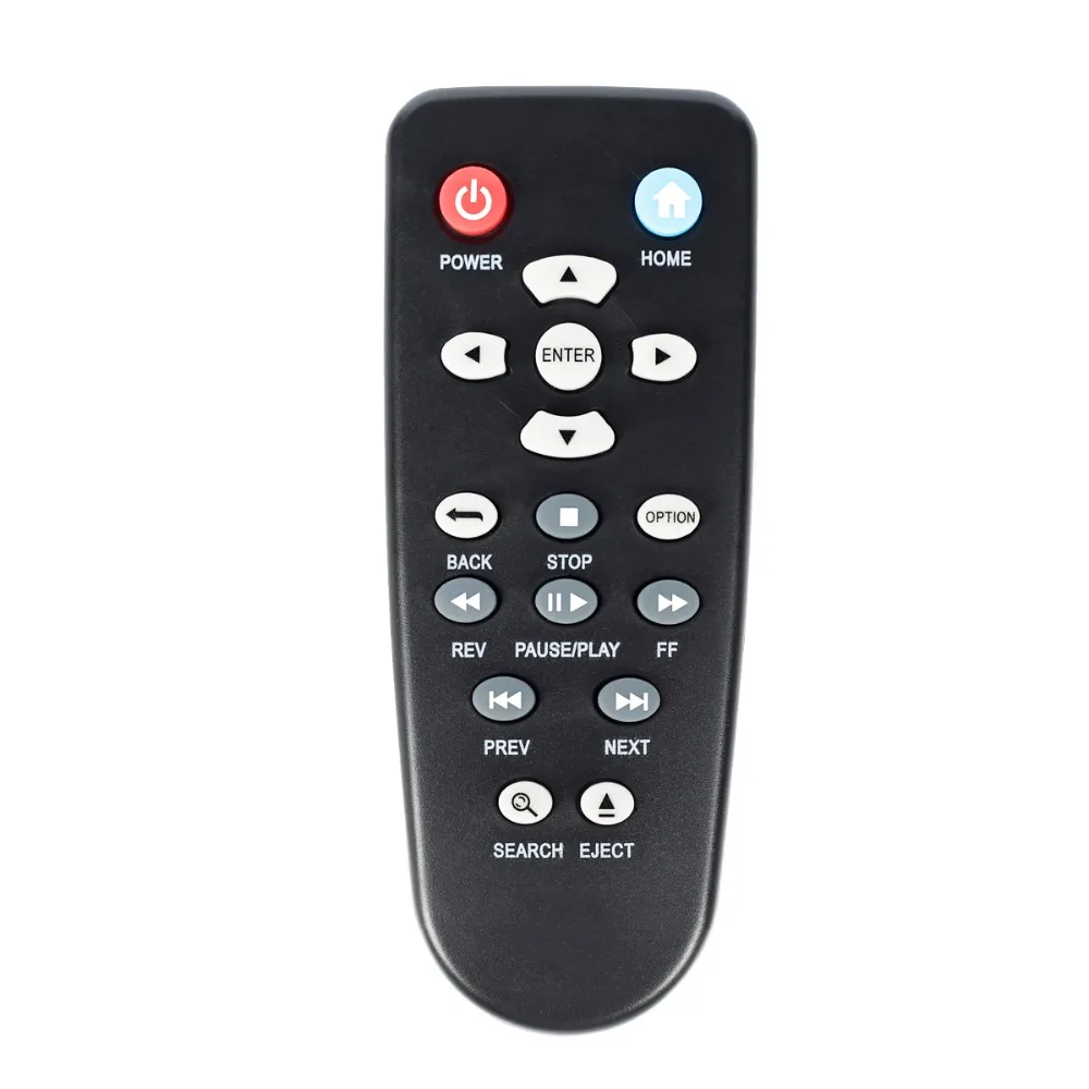 Control remoto para WD Digital, WDTV001RNN, TV en vivo Plus, Mini HD Hub, reproductor multimedia