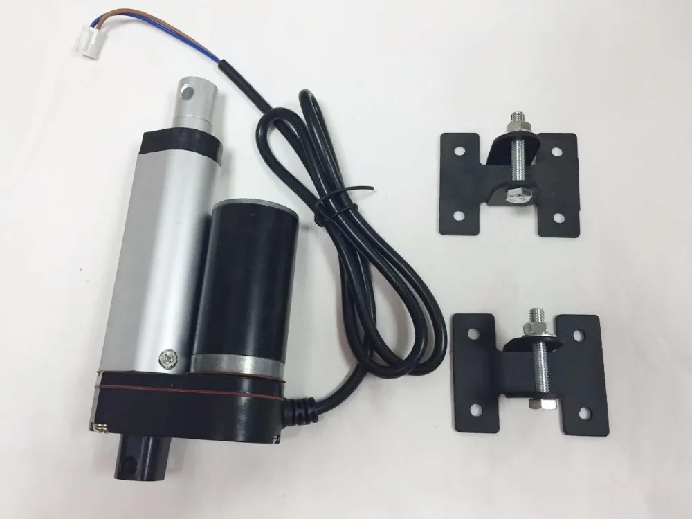 Low Noise 25mm Linear Actuator 12V 1 inch Stroke 400N / 88LBS Load Electric Linear Actuator Motor TV Lift