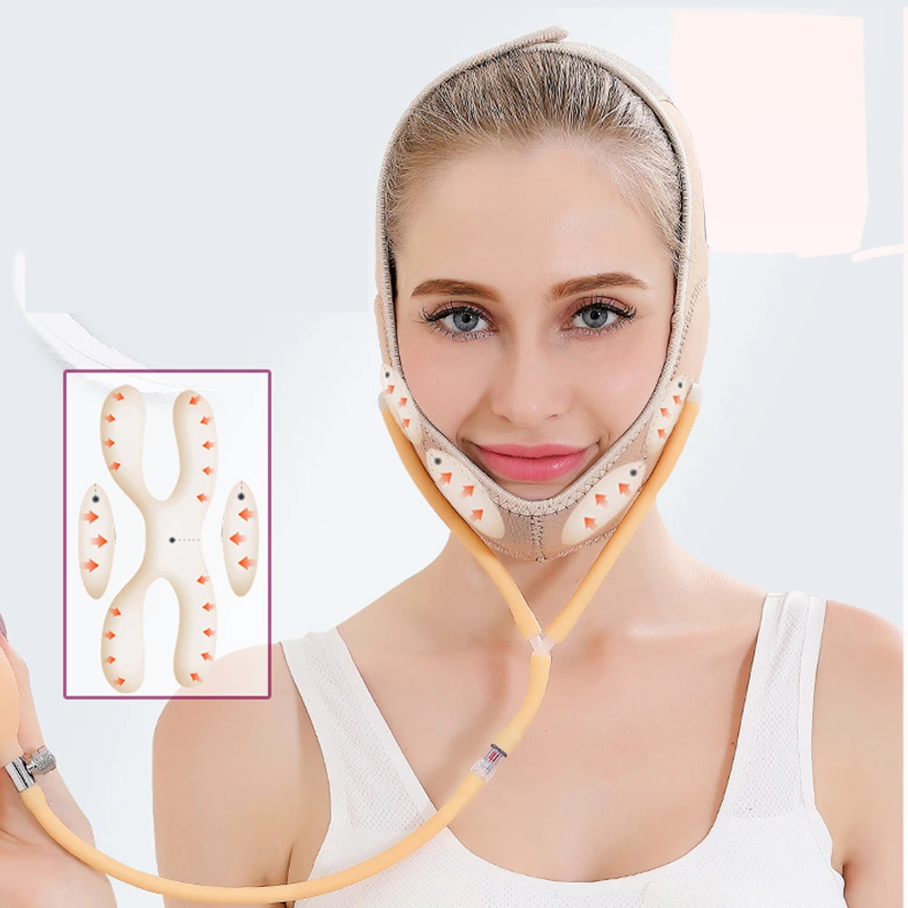 Lift Up Belt Face-Lift Mask Massager V-Line Cheek Chin Slimming Belt Face Shaper for Weight Loss Skin Care Beauty Tool Home use