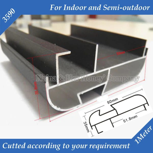 

1meter/pc 6meters/lot 3590 Arc Corner LED Display Screen Frame Suit for P7.62,P10 ,P16,P20 Indoor and Semi-outdoor