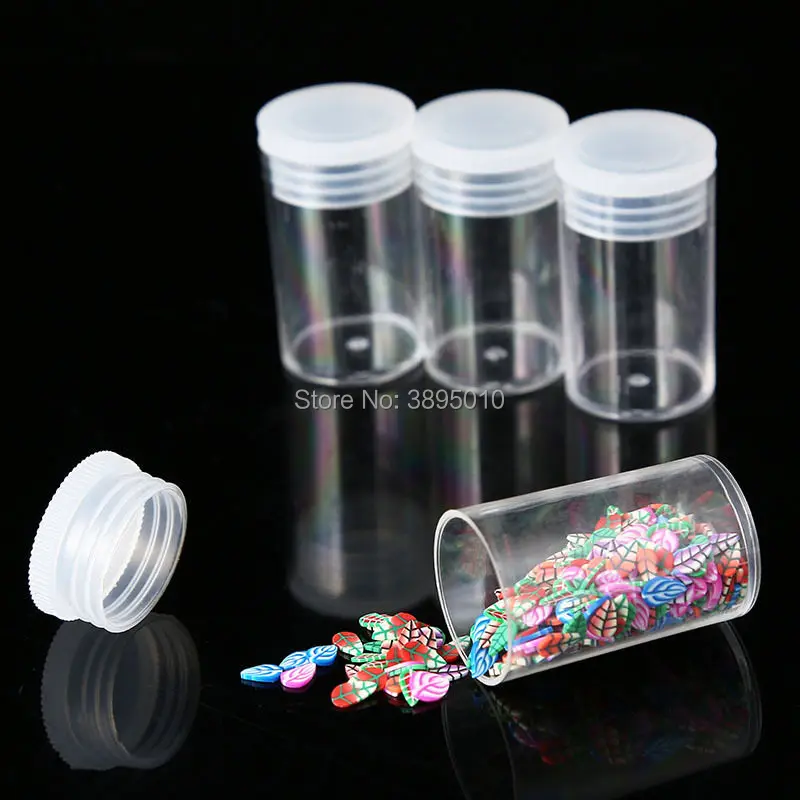 quality round Clear 500PCS/Lot Empty Plastic Jars Pots For Nail Art Glitter Make Up Cosmetic Bottle F801