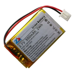 코어 552540 블루투스 헤드셋 마우스 MP3 충전식 리튬 이온 셀, 550mAh 502540 3.7V 리튬 폴리머 배터리