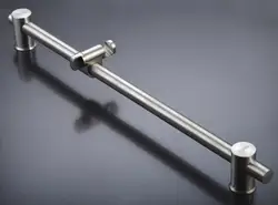 Stainless Steel Sliding Bars with stainless steel Handheld Shower Bracket Height and Angle Adjustable brushed nickel SL087
