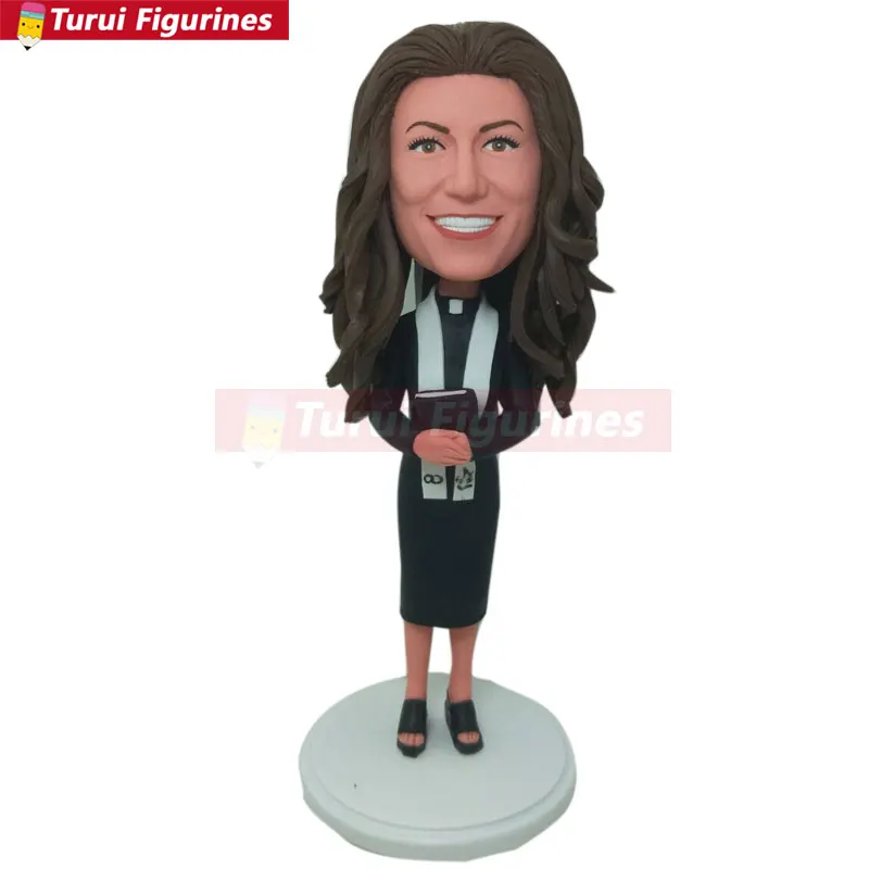 Female Priest Female Pastor Female Minister Female Reverend Female Rev Female Wedding Officiant Personalized Gift Custom Bobble