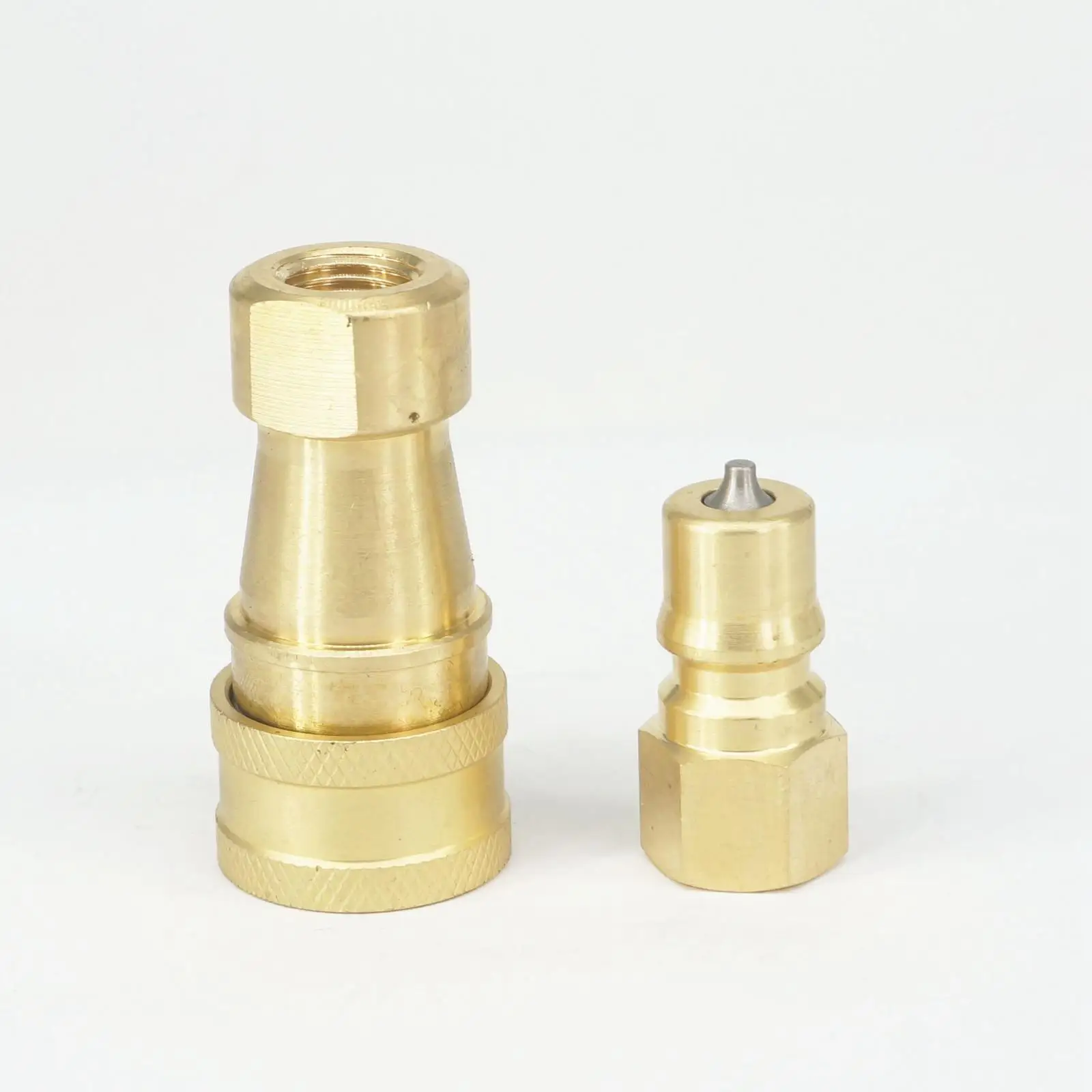 

500 Bar 3/8" BSPT Female Thread High Pressure 5000N Brass Quick Disconnect Coupler Set for Truck Mount Portable carpet cleaning