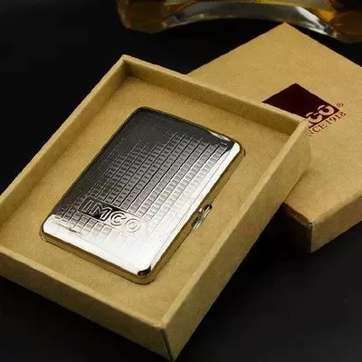 Gentlemen Copper Cigarette Metal Boxe container Metal Cigarette case Smoker gift Long Slim Cigarette Case for Woman