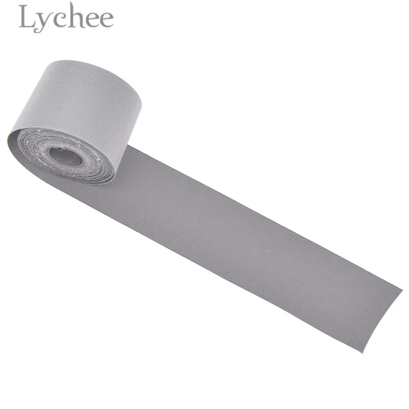 Lychee Life 3m Reflective Tape Fabric Synthetic Sewing Textile DIY Sewing Material Accessories For Garments