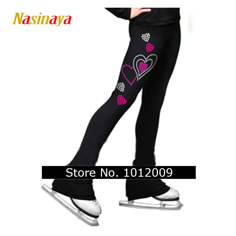 

Nasinaya Figure Skating Competition Training Suit Long Pants Women's Patinaje Heart Rhythmic Gymnastics Dance Suit