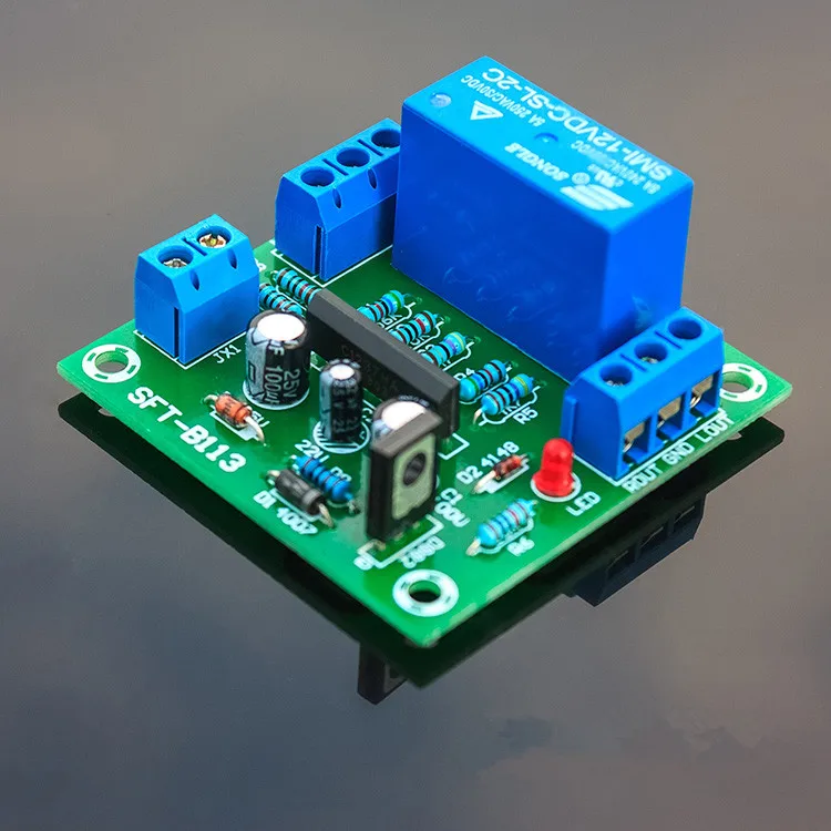 

12-24V UPC1237 Speaker Protection Board Dual Channel Loudspeaker Power-On Delay DC Protect Module For Audio Amplifier Amp