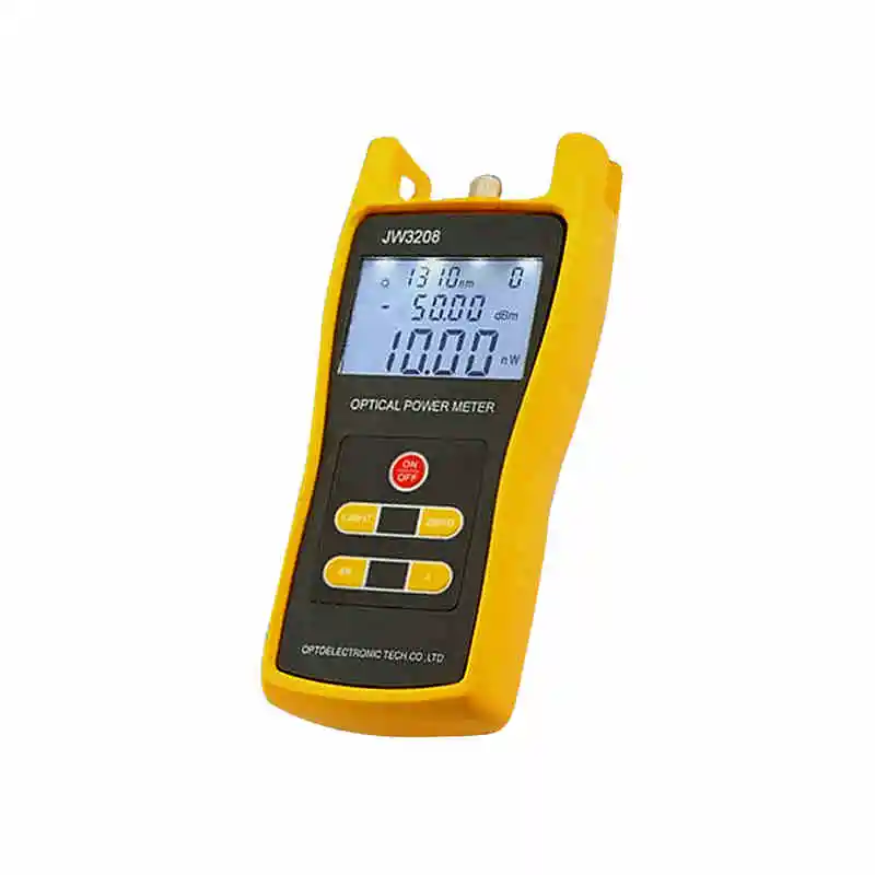 

Premium JW3208A Fiber Optic Power Meter Tool Tester Optical Light Source SC and FC Adapters -70~+6dbm