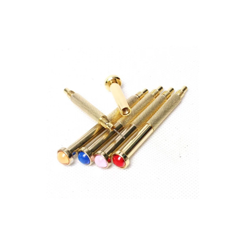 New 2pcs/lot Gold Hand Nail File Drill Bit Dangle Piercing Drill Nail Art UV Gel Acrylic Tips Pierce DIY Tool