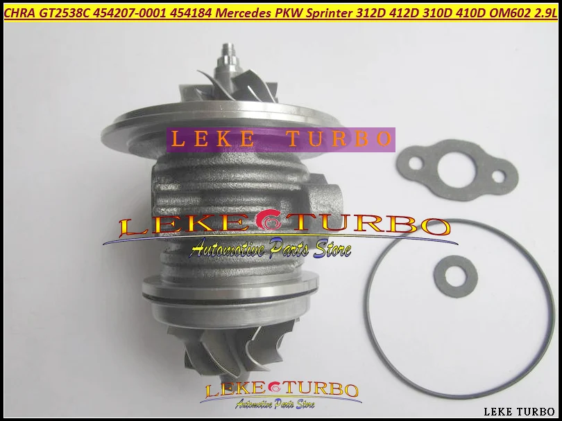 Free Ship TURBO Cartridge CHRA GT2538C 454207 454207-5001S For Mercedes Benz Sprinter 212D 312D 412D 210D 310D 410D OM602 2.9L