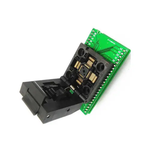 1PCS TQFP48 QFP48 To DIP48 IC โปรแกรมเมอร์อะแดปเตอร์ Clamshell ซ็อกเก็ตทดสอบ