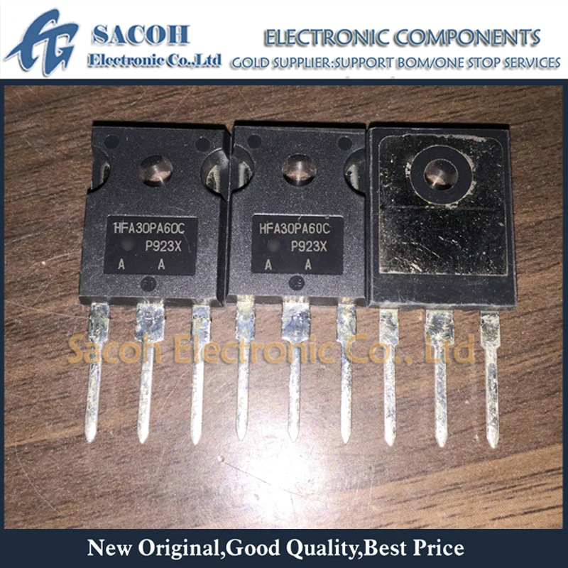 

Refurbished Original 10Pcs/Lot HFA30PA60C HFA30PA60CPBF OR HFA16PA60C HFA16PA60CPBF TO-247 30A600V Ultrafast Soft Recovery Diode