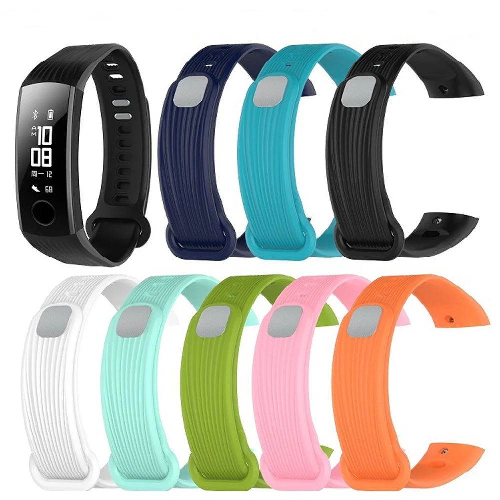 สายคล้องข้อมือกีฬาสร้อยข้อมือสำหรับ Huawei Honor Band 3 Fitness Tracker สมาร์ทนาฬิกาสายรัดข้อมือสำหรับ Huawei Honor B3เข็มขัด