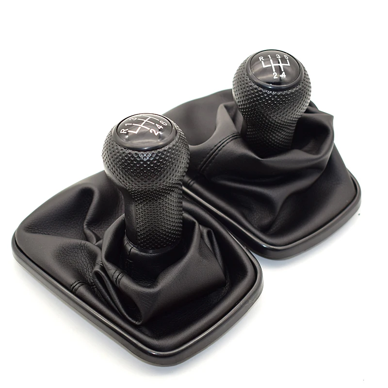 23 mm für Volkswagen VW Golf 4 IV MK4 GTI R32 Bora Jetta 5 Gang schwarzer Rahmen Schaltknauf Hebel Gamasche Boot 1999–2004 – Detail 11