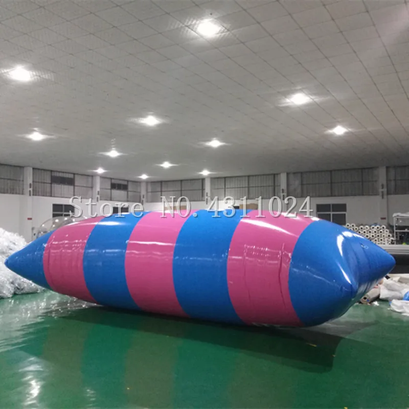 

Free Shipping 5x2m Inflatable Water Blob Jump Pillow Water Blob Jumping Bag Inflatable Water Trampoline With a Electric Pump