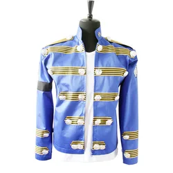 Michael Jackson Halloween Costume Jacket - Handmade Wool Dance Coat for Moonwalk Shows & Birthday Parties